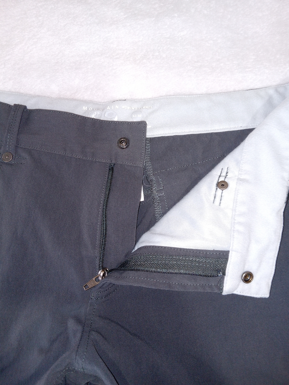 Mountain Hardwear Womens Hiking Pants 12/30  Stretch Nylon Trail Gorpcore - Picture 5 of 12